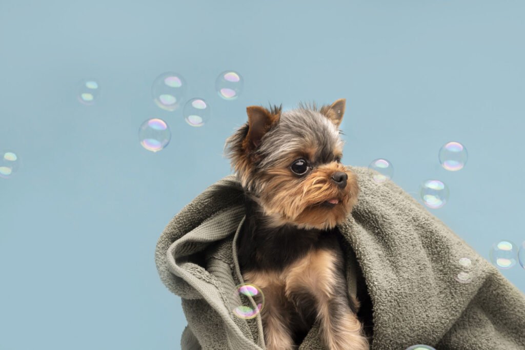 beautiful-pet-portrait-small-dog-with-bubbles-